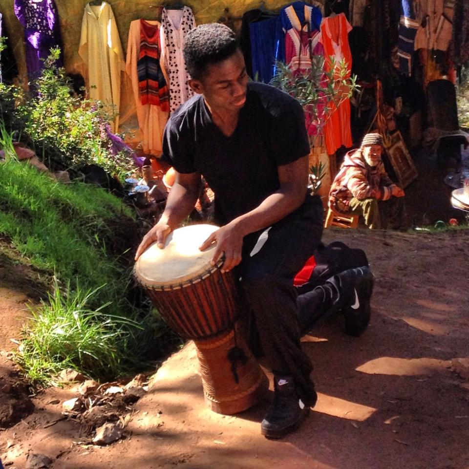 Morocco NWU student drumming